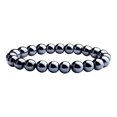 thumbnail image 1 of Jumpingount unisex de cuentas de piedra natural de moda artesanía fina pulseras fáciles de usar para mujeres Ropa, zapatos y accesorios Miscelánea Hematites, 1 of 6