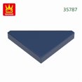thumbnail image 1 of 400Pcs/lot Special Tile Modified 2x2 Aperture Free Triangular Block Moc Accessories Compatible with 35787 Brick DIY Toy 40.Dark Blue about400pcs, 1 of 6