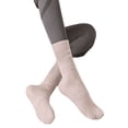 thumbnail image 3 of Calcetines de mujer hasta media pantorrilla, calcetines profesionales antideslizantes de silicona para interiores, calcetines deportivos de color sólido para mujer para fitness y pilates, 3 of 4