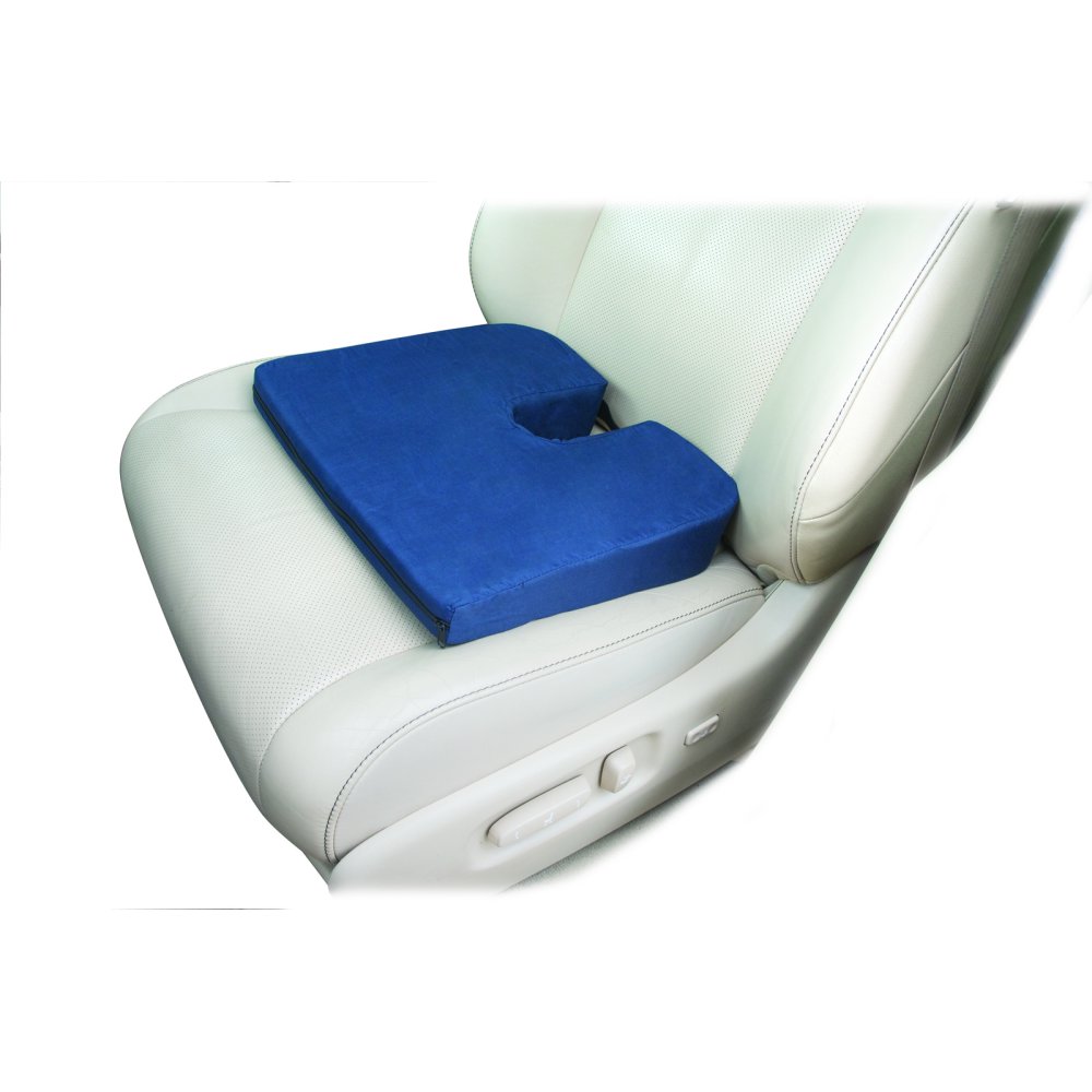 Essential Medical Supply Sloping Bucket Seat Car Cushion with Coccyx