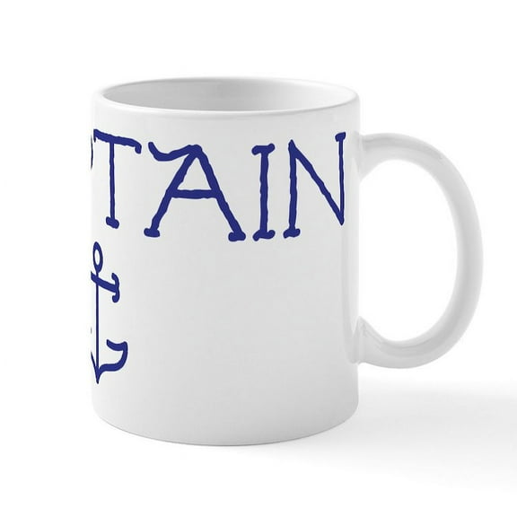 CafePress - Captain Mug - 11 oz Ceramic Mug - Novelty Coffee Tea Cup