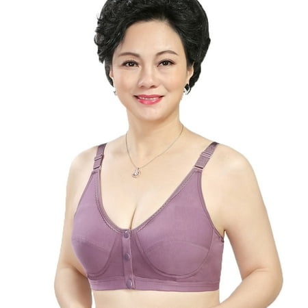 Juslio Push Up Bra Athletic Wirefree Vest Solid Nursing Bras