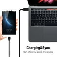 thumbnail image 4 of High Quality Male to Male Charging Cord Converter USB 3.1 Type-C Data Cable OTG Adapter USB-C to Micro USB GREY 100CM, 4 of 8