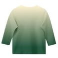 thumbnail image 4 of BLVB Boy Girl St Patricks Day T-Shirts Toddler Shamrock Clover Green 3/4 Sleeve Crewneck Tee Tops for Kids 3-13 Years, 4 of 4
