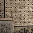 thumbnail image 4 of SAFAVIEH Courtyard Charles Floral Indoor/Outdoor Area Rug, Coffee/Black, 8' x 11', 4 of 8