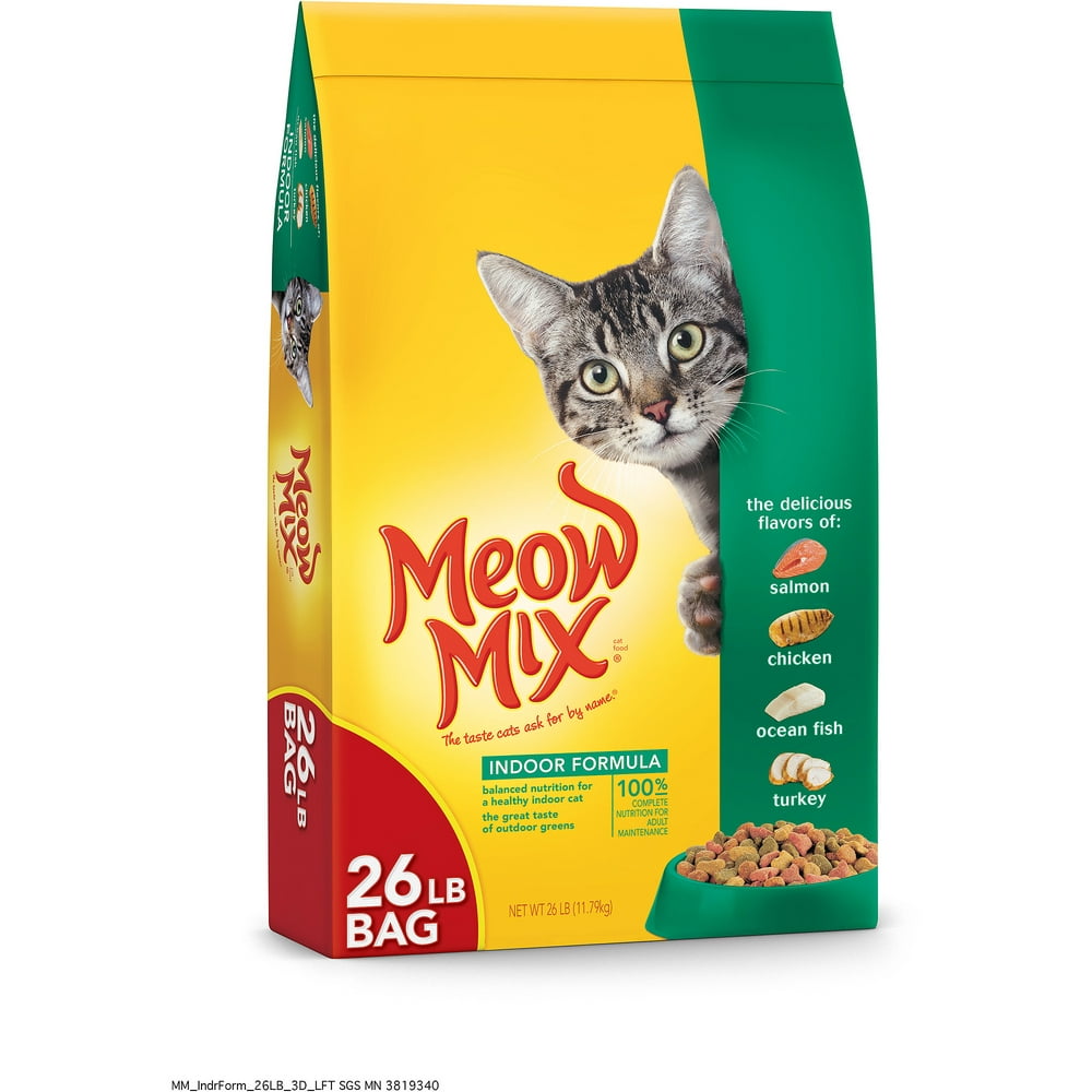 Meow Mix Indoor Formula Dry Cat Food, 26Pound