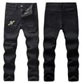 thumbnail image 3 of SILVERCELL Boy's Skinny Fit Ripped Destroyed Distressed Fashion Kids Denim Jeans Pants 5-13T, 3 of 10
