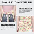 thumbnail image 6 of Pioneer Flower Floral Print Pattern Apron for Women and Men, Cotton Linen Waterproof with Pockets, Adjustable, 33x27 Inch for Kitchen, Gardening, BBQ, Salon, 6 of 6