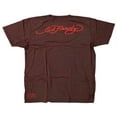 thumbnail image 2 of Ed Hardy by Christian Audigier Men's Plus Size Graphic Print Tee T-Shirt (4X-Large, Burgundy (Los Angeles Bull Dog)), 2 of 2