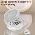 thumbnail image 6 of Earbuds Wireless, Hwkond Bluetooth 5.3 Wireless Earphone Clip Type LED Intelligent Digital Display HIFI Sound Quality Bluetooth Earphones, White, Up to 60% Off, 6 of 7