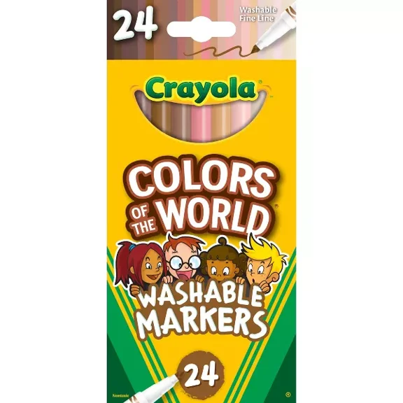 24ct Colors of the World Fine Line Washable Markers