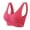 Watermelon Red, variant on XMMSWDLA Sports Bras for Women Front Criss Cross Bras Side Buckle Lace Sports Bras Wireless Push Up Seamless Bra Sleep Bras for Women Gifts for Women