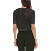 Marella womens Ciack Linen-Blend Cardigan, s, Black