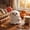 B, variant on 2.36in Hand-Knitted Smiling Ghost Figurine with Flower and Card, 5 Crochet Halloween Styles, Soft Yarn Tabletop Shelf Decoration Collectible – Choose Your Favorite Design