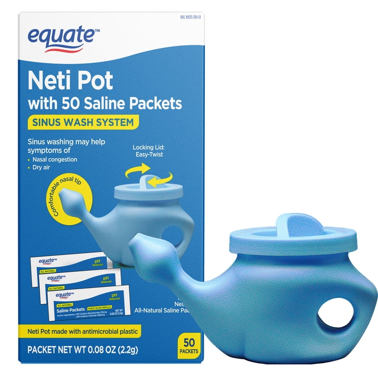 Neti Pot Sinus Wash System with 50 Packets photo 1