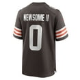 thumbnail image 3 of Men's Nike Greg Newsome II Brown Cleveland Browns Team Game Jersey, 3 of 6