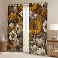 thumbnail image 2 of Castle Fairy Daisy Sunflower Black Out Curtains,Flowers Curtains Pack of 2 (42x63 Each), 2 of 6