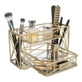 thumbnail image 2 of Home Details Beauty Essentials Vanity Tower in Satin Gold Finish, 2 of 5