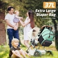 thumbnail image 3 of Mochila Pañalera Tonyeee Grande Expandible 25-37L Verde, 3 of 7