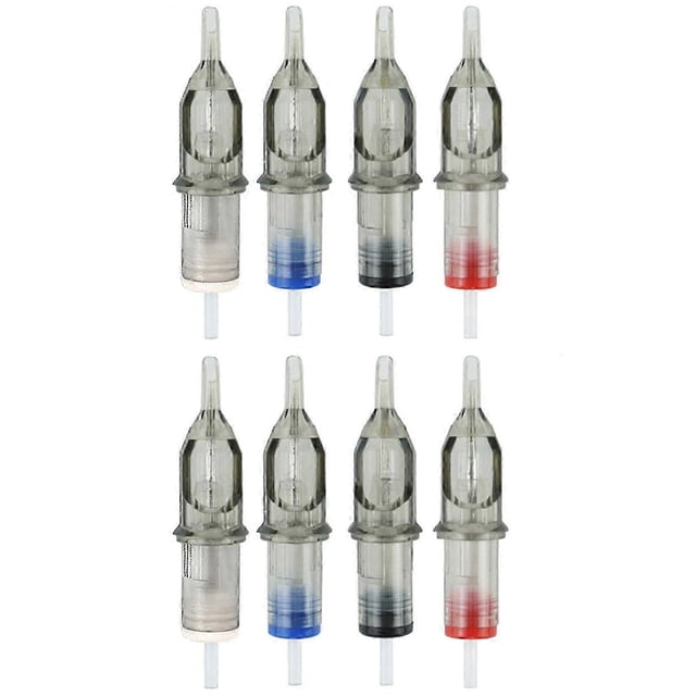 40pcs Mixeds Tattoo Needles 1RL/3RL/3RS/5RS/5M1/7M1/5RM/7RM Taper Membranes Tattoo Needle Cartridges