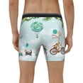 thumbnail image 4 of Xecao Animals Riding Across The Sky Print Boxer Briefs for Men's Stretch Moisture-Wicking Underwear, Mid-Rise Classics breathable fabric, 4 of 7