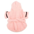 thumbnail image 1 of Puppy Hooded Pajama, Warm Plush Soft Cute Snap Button Pet Bathrobe Multipurpose  for Cats for Dogs L, 1 of 7
