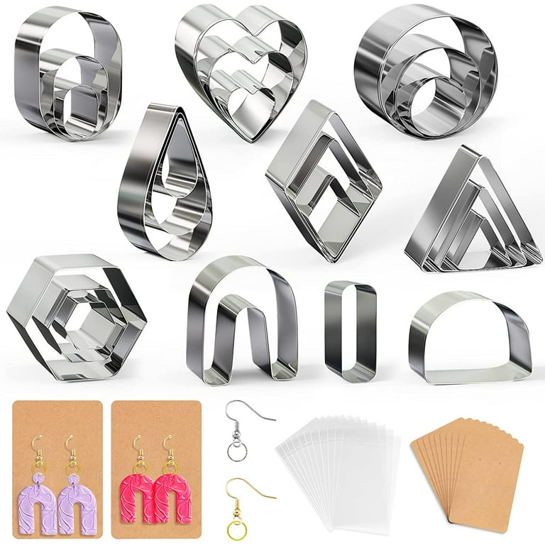 DIY Polymer Clay Cutters Clay Earring Cutters Cake Cookie Cutter Jewelry  Making]