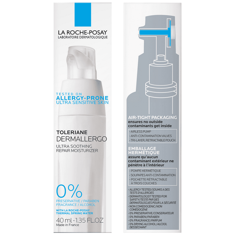 La Roche-Posay Toleriane Ultra Sensitive Face Moisturizer, 1.35 fl