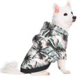 thumbnail image 2 of Fotbe Hawaii Palms Sudadera con Estampado para Perros Pequeños – Suéter con Capucha para Mascotas, Tela Suave de Forro Polar con Bolsillo-Small, 2 of 7