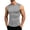 #0565-Gray, variant on Ceisia Mens Color Block Quick Dry Compression Short Sleeve Crew Neck Athletic Workout Base Layer T-Shirt (Blue S) Father's Day Gift