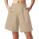 thumbnail image 1 of Ploknplq Shorts for Women,Ladies Shorts,Loose Shorts Women,Elegant Zipper Waist Suit Shorts Pants Side Business Shorts,Womens Shorts Dressy Casual,Comfy Shorts for Women Beige M, 1 of 6