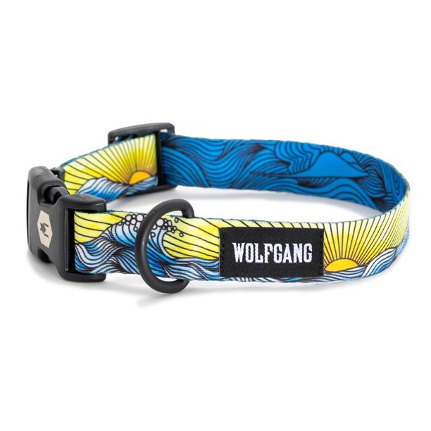 Collar ajustable Wolfgang DawnPatrol de poliéster para perros grandes
