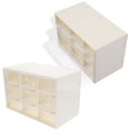 thumbnail image 1 of 2 cajones de almacenamiento transparentes, caja de almacenamiento de escritorio, estuche de almacenamiento de joyas, organizador de cinta, 1 of 6