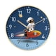 thumbnail image 5 of creativo Reloj de pared Estilo de viaje Reloj redondo analógico sin tictac 8 pulgadas para la habitación de los niños, oficina, , Cohete de Cohete de astronauta, 5 of 9