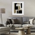 thumbnail image 3 of Stupell Industries Mid-Century Minimalist Geometrics in Neutrals White Framed Print Under Glass, 17 x 21, by Kippi Leonard, 3 of 8