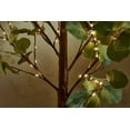 thumbnail image 2 of Hairui Lighted Eucalyptus Tree Plug in 4FT 160 LED Artificial Greenery Tree with Lights for Wedding Christmas Home Party Decoration, 2 of 5