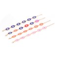 thumbnail image 4 of 4pcs Lucky Charms in Vibrant Colors, Fashionable Accessory for Women & Girls Protective Evil Eye Bracelet Set, 4 of 8