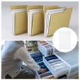 thumbnail image 7 of Uxcell 35Pcs Self Adhesive Index Card Pockets with Top Open, 2.8" x 3.9" Clear Plastic Labels Holders Card Holder for Libraries Organizing and Protecting Index Cards, Transparent, 7 of 7