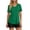 *Green, variant on Women's UPF 50+ Short Sleeve Sun Protection T-Shirt,Ladies Quick Dry Stretchy Athletic Tee,Hiking Running Outdoor Sports Top For Women,Blue,S-2XL