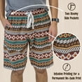 thumbnail image 5 of LazyOne Pajama Shorts For Men, Men's Separate Bottoms, Cotton Loungewear, Southwest, Tribal (Kokopelli, X-Small), 5 of 7