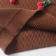 thumbnail image 4 of Cowsor Floral T Shirt for Kids Girl Boy Long Sleeve Boat Neck Sweater Crochet Thermal Tops Shirts Child, 4 of 7
