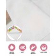 thumbnail image 6 of Vintage Boho Floral Kitchen Dish Towels for Drying Dishes Set of 3, Yellow Pink Floral Bohemia Beige Waffle Weave Microfiber Hand Tea Bathroom Towels Quick Dry & Absorbent Towel 12x12, 6 of 7