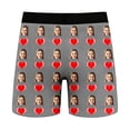 thumbnail image 6 of KHONTS Men's Personalized Boxers Husband Boyfriend Funny Boxers Valentine's Day Birthday for Him Grey M, 6 of 8