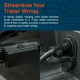 thumbnail image 2 of 7-Port Trailer Wiring Junction Box w/ 8ft Cord [Steel Studs] [Stickers Included] [Weatherproof] Trailer Wire/Cable Connection Box, 2 of 7