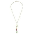 thumbnail image 4 of Component Vintage Chalcedony 18k Gold over Solid .925 Silver Necklace, 4 of 4