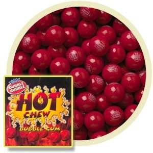 - Hot Chew Cinnamon Bubble Gum Balls 1 Lb (1