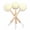 3white, variant on Loofah Back Scrubber for Shower, Wooden Long Handle Bath Sponge Lufa Shower Brush, Soft Nylon Mesh Back Cleaner Washer, Women & Men Exfoliating Luffa Pouf on a Stick for Body