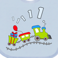 thumbnail image 4 of Inktastic 1st Birthday Party Train Boys or Girls Baby Bib, 4 of 4