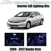 XtremeVision Interior LED for Honda Civic 2006-2012 10 pcs Blue Interior LED Kit   Installation Tool