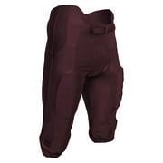 Terminator 2 Integrated Football Game Pants, Youth Small, Maroon